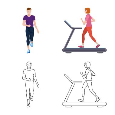 Spor ve kazanan simge vektör tasarımı. Spor ve fitness hisse senedi simgesi için web topluluğu.