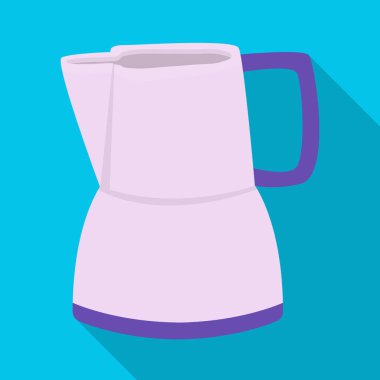 Sürahi ve süt sembolü vektör tasarımı. Web için sürahi ve sürahi stok sembolü seti.