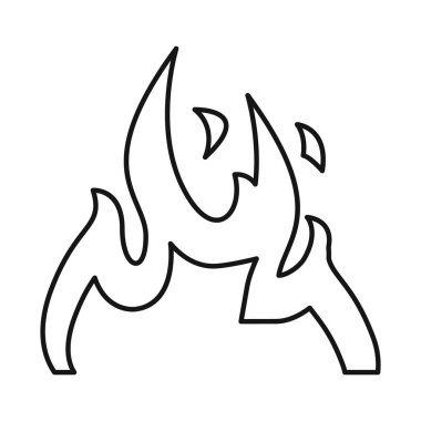 Turuncu ve sıcak işareti vektör tasarımı. Stok için turuncu ve sarı vektör simgesi kümesi.