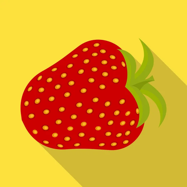 Vector design of strawberry and fruit logo. Set of strawberry and berry stock vector illustration. — Stock Vector