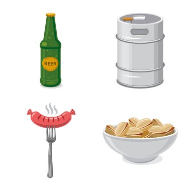 Bar ve pub simge vektör Illustration. Pub ve iç hisse senedi simgesi için web topluluğu.