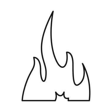 Alev ve sarı logo vektör tasarımı. Alev ve sıcaklık stok vektör illüstrasyon koleksiyonu.