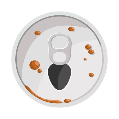 Kapak ve soda işareti vektör illüstrasyon. Stok için kapak ve üst vektör simgesi kümesi.