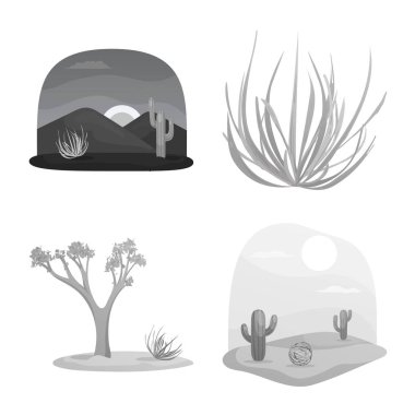 Kırsal ve mera sembolü izole nesne. Stok lar için kırsal ve doğa vektör simgesinin toplanması.