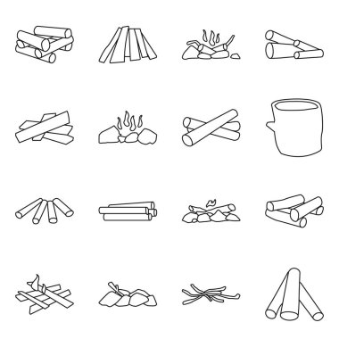 Doku ve inşaat simgesivektör tasarımı. Doku ve parke stok vektör illüstrasyon koleksiyonu.