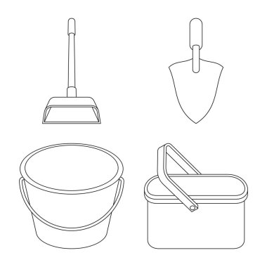 Hijyen ve temiz logo vektör illüstrasyon. Stok lar için hijyen ve paspaslama vektör simgesi seti.