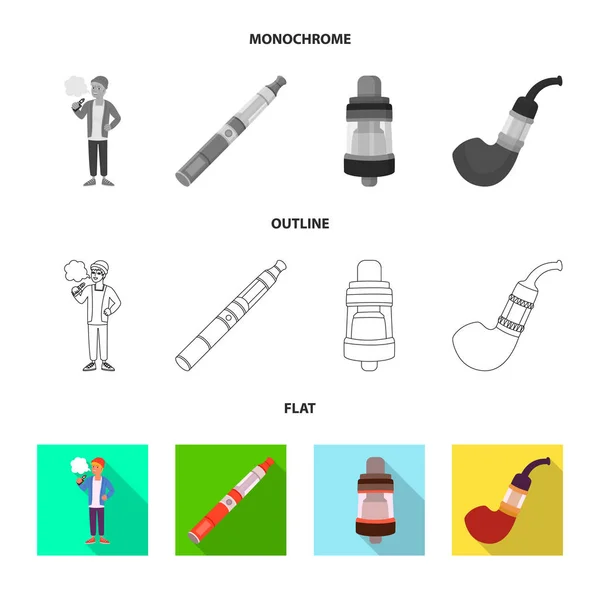 Ilustracja wektorowa technologii i symbolu smaku. Kolekcja technologii i modny ilustracji wektor. — Wektor stockowy