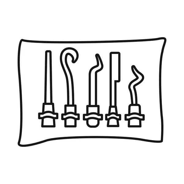 Diseño vectorial del logotipo del ladrón y las herramientas. Colección de ladrón y ladrón icono vectorial para stock . — Vector de stock