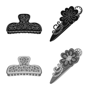 Güzellik ve moda logosu yalıtılmış nesne. Güzellik ve kadın hisse senedi vektör çizim.