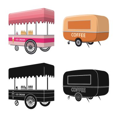 Pazarlama ve çadır simgesinin izole nesne. Web için pazarlama ve açık stok sembolü seti.