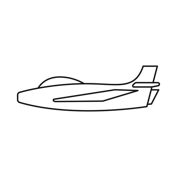 Vector illustratie van vleugelvliegtuig en internationaal icoon. Set van vliegtuig en vliegen voorraad symbool voor web. — Stockvector