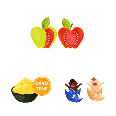 Değiştirilmiş ve genetik simgeizole nesne. Web için modifiye ve bilim stok sembolü kümesi.