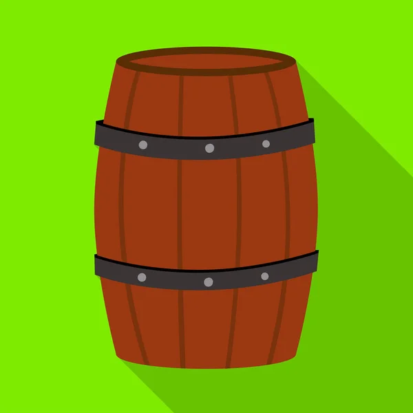 Design de vetor de barril e logotipo do vinho. Coleção de barril e vetor de madeira ícone para estoque . —  Vetores de Stock
