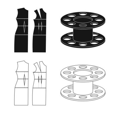 El sanatları ve el sanatları logo vektör tasarımı. Hisse senedi için craft ve sanayi vektör simge topluluğu.