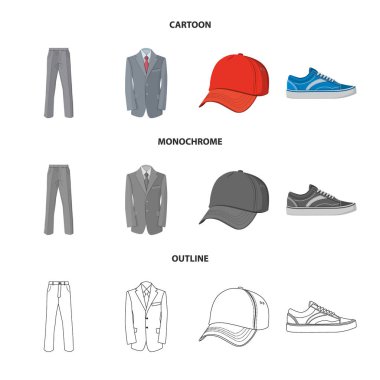 Adam ve giyim sembolü yalıtılmış nesne. İçin örümcek adam ve giyim hisse senedi simgesi topluluğu.