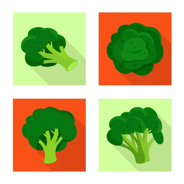 먹고 다이어트하는 로고의 벡터 디자인. 섭식 과 채식의 주식 벡터 삽화의 모음 집. — 스톡 벡터