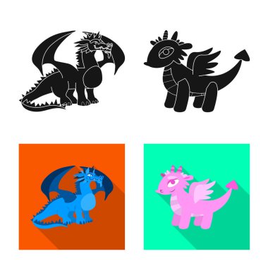 Efsanenin vektör tasarımı ve cadılar bayramı işareti. Web için efsane ve tarih stok sembolü koleksiyonu.