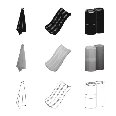 Yumuşak ve temiz işaretin vektör çizimi. Ağ için yumuşak ve evcil hayvan sembolü seti.