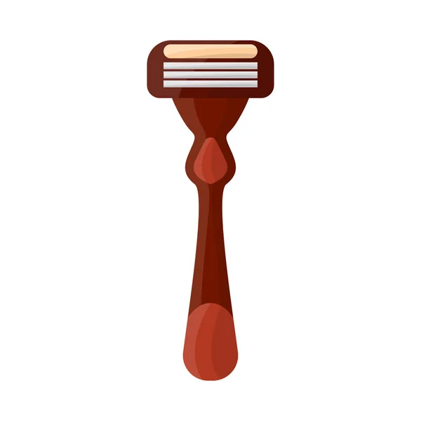 Vector illustration of shaver and shave sign. Web element of shaver and safety stock symbol for web. — 스톡 벡터