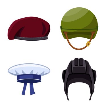 Ordu ve subay sembolünün vektör tasarımı. Ordu ve asker stok vektör çizimi.