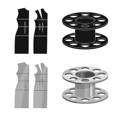 El sanatları ve el sanatları logo vektör Illustration. Zanaat ve sanayi stok vektör çizim seti.