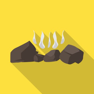 Yakacak odun ve şenlik ateşinin temsili. Stok için yakacak odun ve odun vektör simgesi koleksiyonu.