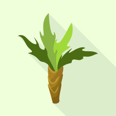 Avuç içi ve dekorasyon işaretinin vektör çizimi. Avuç içi ve egzotik hisse senedi temsili seti.