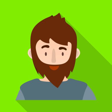 Erkek ve yüz sembolünün vektör tasarımı. Stok için erkek ve eski vektör simgesi koleksiyonu.