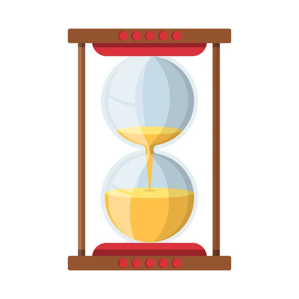 Vector illustration of sandglass and timer logo. Graphic of sandglass and trustworthy stock vector illustration. — Stock Vector