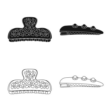 Güzellik ve moda simge vektör Illustration. Güzellik ve kadın hisse senedi vektör çizim.