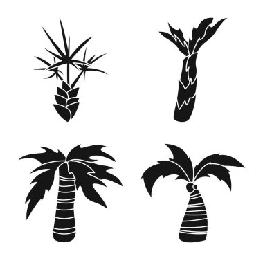 İzole edilmiş seyahat ve ekoloji işareti. Stok için seyahat ve sahil vektör simgesi koleksiyonu.