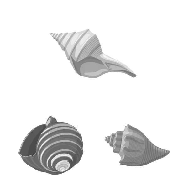 Vektor illustration av akvarium och vattenlevande symbol. Uppsättning av akvarium och dekoration vektor ikon för lager. — Stock vektor