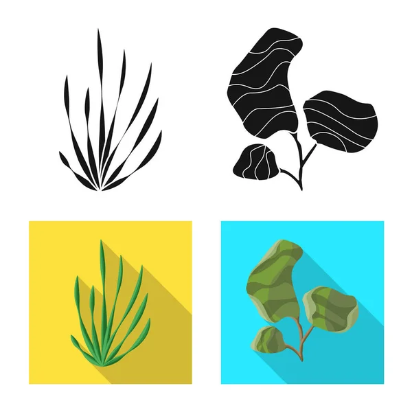 Objeto aislado de biodiversidad y logotipo de la naturaleza. Conjunto de símbolos de biodiversidad y fauna silvestre para la web . — Vector de stock