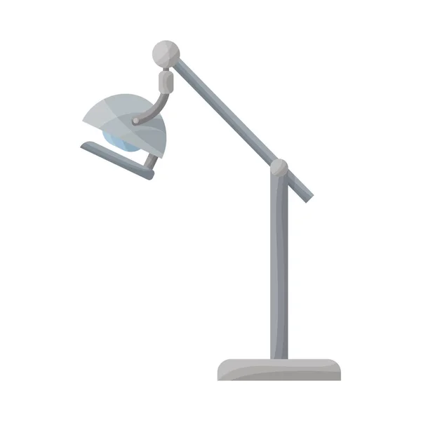 Geïsoleerd object van lamp en chirurgisch symbool. Web element van lamp en licht voorraad vector illustratie. — Stockvector