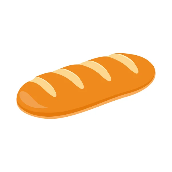 Vector illustration of loaf and bread icon. Web element of loaf and baguette stock symbol for web. — Stock Vector