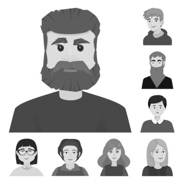 Mesleğin vektör illüstrasyonu ve ofis simgesi. Stok için meslek ve moda vektör simgesi.