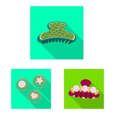 Güzellik ve moda simge vektör Illustration. Güzellik ve erkek hisse senedi simgesi için web topluluğu.