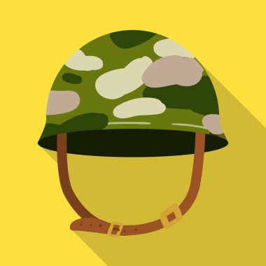 Askeri sembollerin ve şapkaların vektör tasarımı. Stok için kapak ve haki vektör simgesi koleksiyonu.