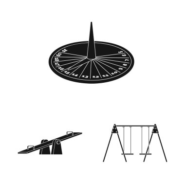 Kamu ve gevşeme simgesinin vektör Illustration. Kamu ve Park stok vektör çizim koleksiyonu.