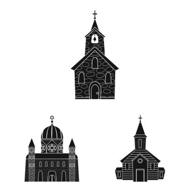 Ev ve sembol vektör tasarımı. Depo için ev koleksiyonu ve vektör ikonu oluşturma.