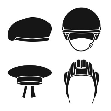 Geleneksel ve silahlı işaretli izole bir nesne. Web için geleneksel ve subay hisse senedi seti.