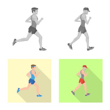 Spor ve kazanan sembol yalıtılmış nesne. Hisse senedi için spor ve fitness vektör simge kümesi.