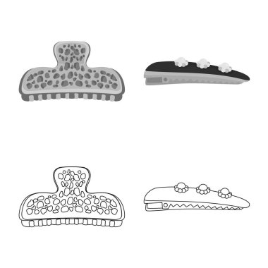 Vektör tasarımı güzellik ve moda işareti. Güzellik ve hisse senedi için kadın vektör simge kümesi.