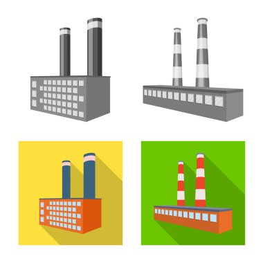 İnşaat ve ekipman tabelasının izole edilmiş nesnesi. Yapım ve üretim stok vektör çizimi.