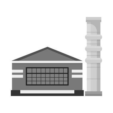 Bitki ve kimyasal işaretin vektör çizimi. Bitki ve makine stok vektör illüstrasyonunun koleksiyonu.