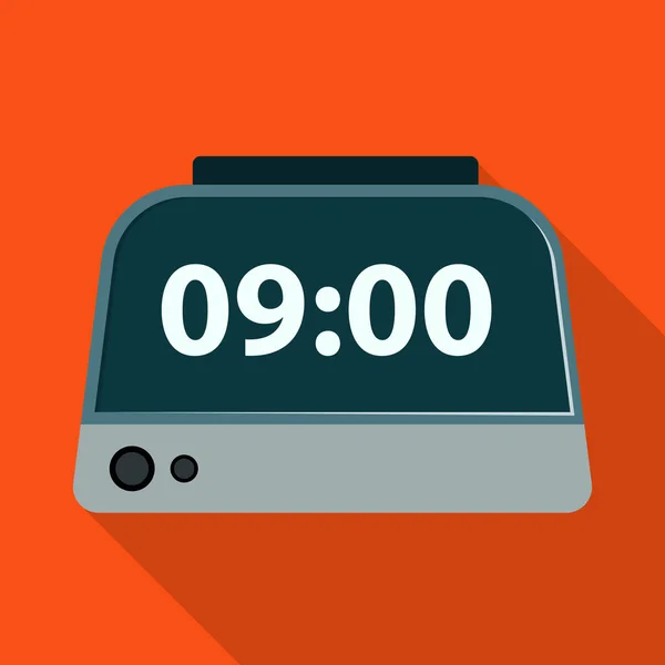Projeto vetorial de relógio e sinal de temporizador. Gráfico de relógio e símbolo de estoque de alarme para web . — Vetor de Stock
