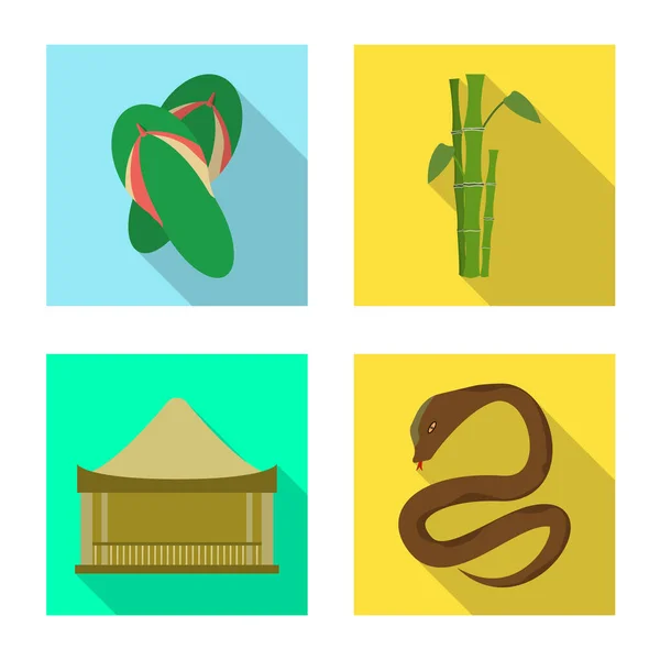Vector design of vietnam and traditional icon. Set of vietnam and culture stock symbol for web. — Stock Illustration Vector design of vietnam and traditional icon. Set of vietnam and culture stock symbol for web. Royalty Free Stock Illustrations