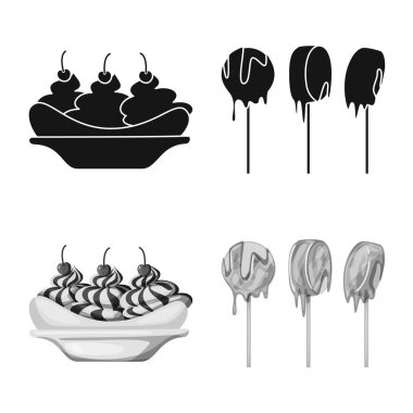 Doğal ve vejetaryen simge vektör Illustration. Doğal ve yeme hisse senedi simgesi için web topluluğu.