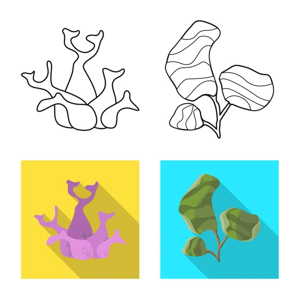 Diseño vectorial de la biodiversidad y signo de la naturaleza. Conjunto de biodiversidad e icono de vector de vida silvestre para stock . — Vector de stock