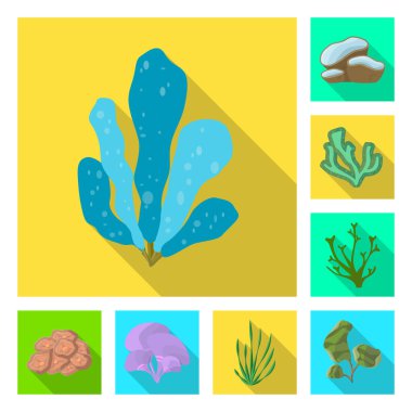 Biyolojik çeşitliliğin ve doğa sembolünün vektör çizimi. Biyolojik çeşitlilik ve yaban hayatı stok vektör illüstrasyonu koleksiyonu.